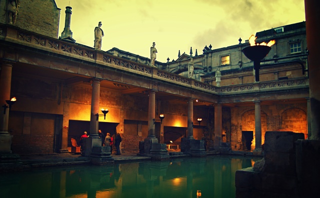 The Roman baths at Bath