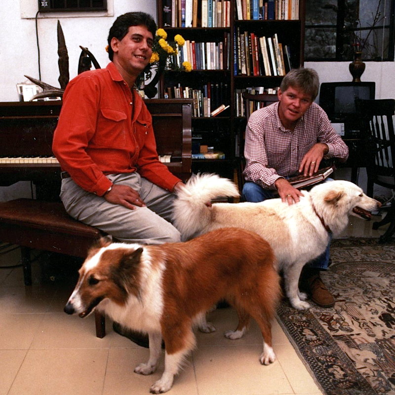 Steve & Mike with Whitey & Sophie